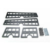 GRIDS for Sprinter Lock Box black powder-coated aluminum mounting panels with hardware set for 170-inch wheelbase Sprinter vans