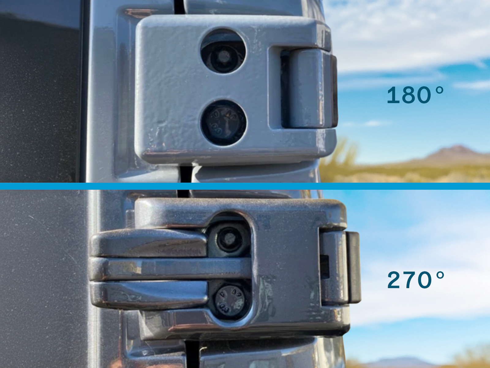 180° Hinge Swap from Owl Vans, Side By Side