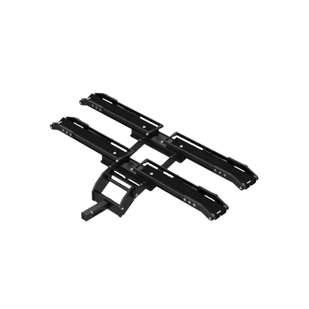 2" Super Duty Hitch Double Bike Rack with all-metal construction and modular design for heavy bikes