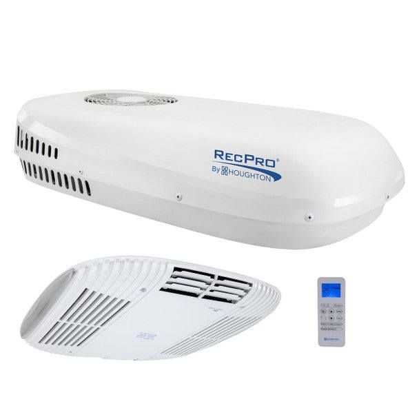 RecPro 9.5k Quiet RV Air Conditioner low profile unit with remote control for silent cooling in RVs