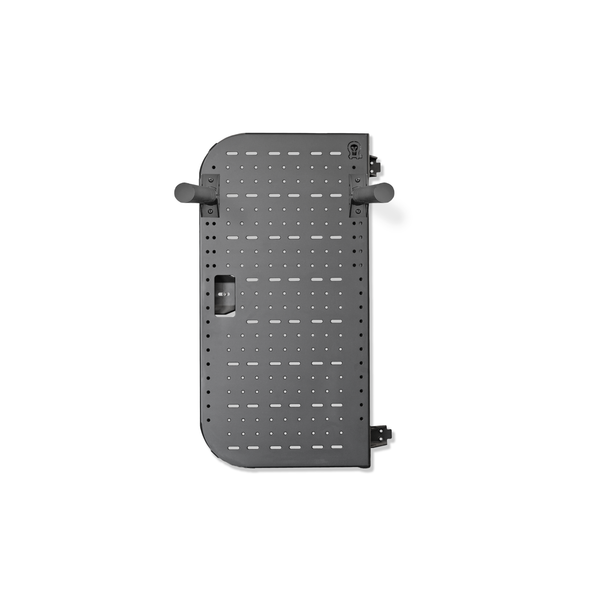 Sprinter Bike Rack and Box Carrier rear door mount with swing-arm system and steel frame for secure bike and gear transport