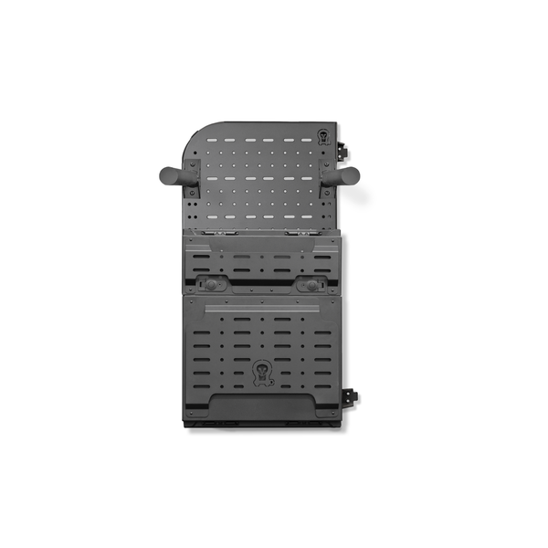 Black Sprinter Bike Rack and Box Carrier for rear door cargo hauling