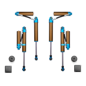 Grenadier Suspension - Owl 4" Lift TrailFlo Suspension kit with blue and bronze shocks and components for INEOS Grenadier off-road upgrade