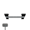 Powered Accessory Gear Rail for Sprinter van with USB power ports for durable and seamless off-grid adventure setup