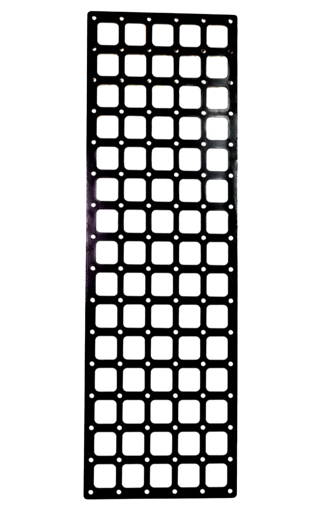 Revel Shower Door MOLLE panel black powder-coated steel modular storage accessory for van interior