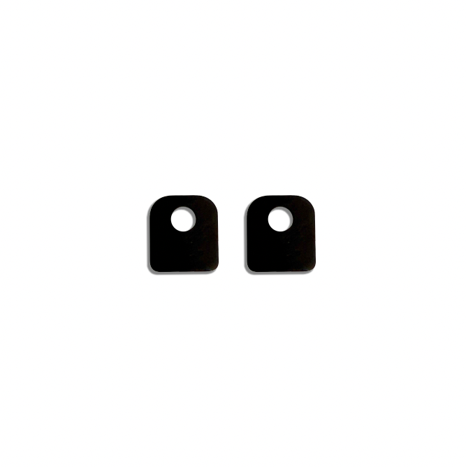 Rear door washers for INEOS Grenadier rubber bumpers protection set of two black pieces