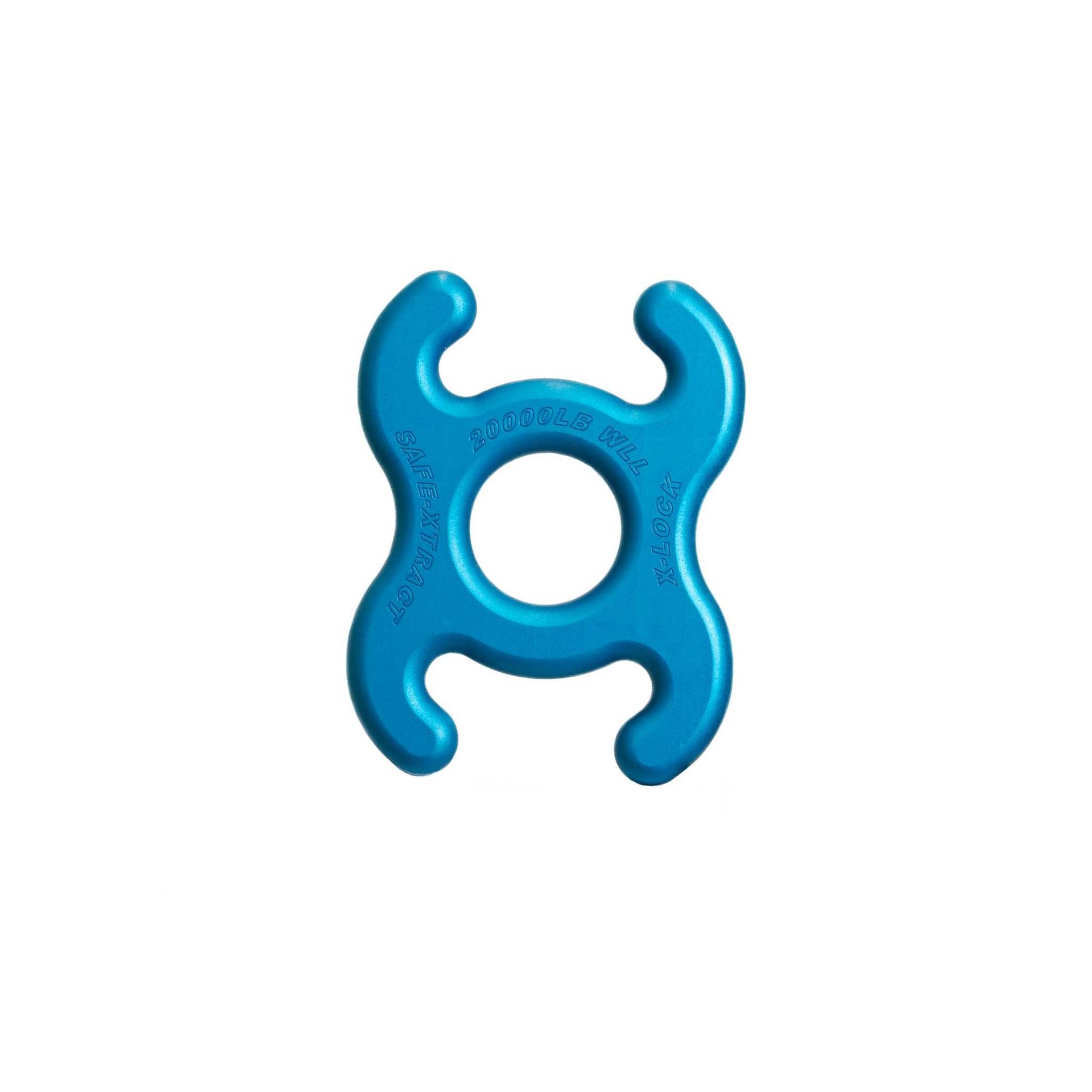 Blue recovery tool component from Overland Van Recovery Kit for offroad vans