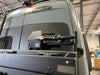Recovery Shovel with mount on off-road vehicle, made from billet aluminum for overlanding.