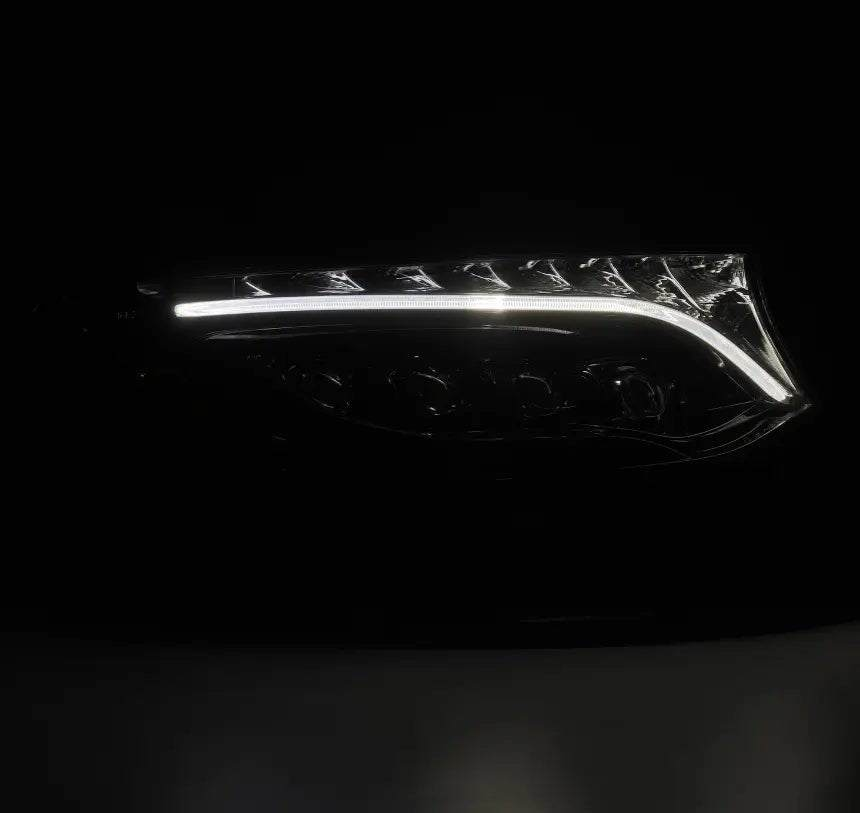 NOVA-Series LED Projector Headlights with modern design and blacked-out housing for Sprinter.