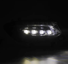 NOVA-Series LED Projector Headlights for Sprinter with sleek black housing and advanced optics.