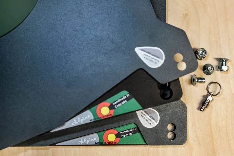 Seat swivel components for Sprinter van by Alpine Mechanisms, featuring lightweight aluminum construction and precise engineering.
