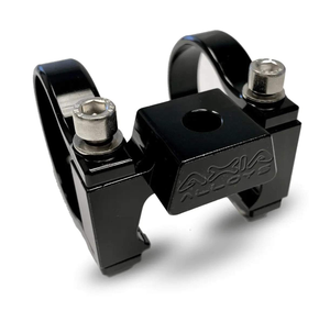 Premium black aluminum Axia Light Mount for auxiliary lighting attachment.