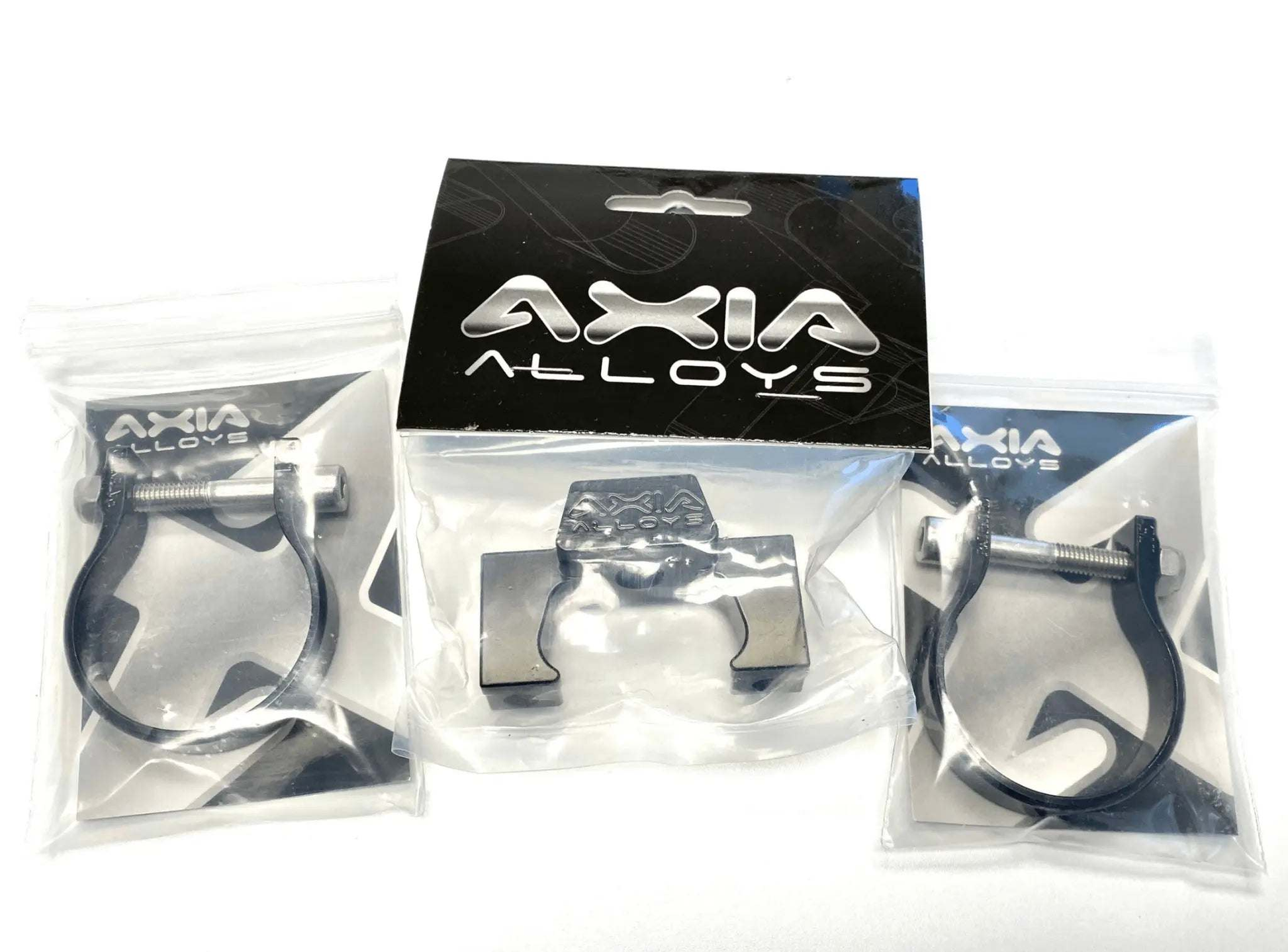 Axia Light Mount, premium aluminum brackets for auxiliary lighting installation, corrosion-resistant and adjustable.