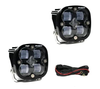 Squadron SAE Auxiliary Lights by Baja Designs with wiring kit, compact and street-legal off-road lighting.