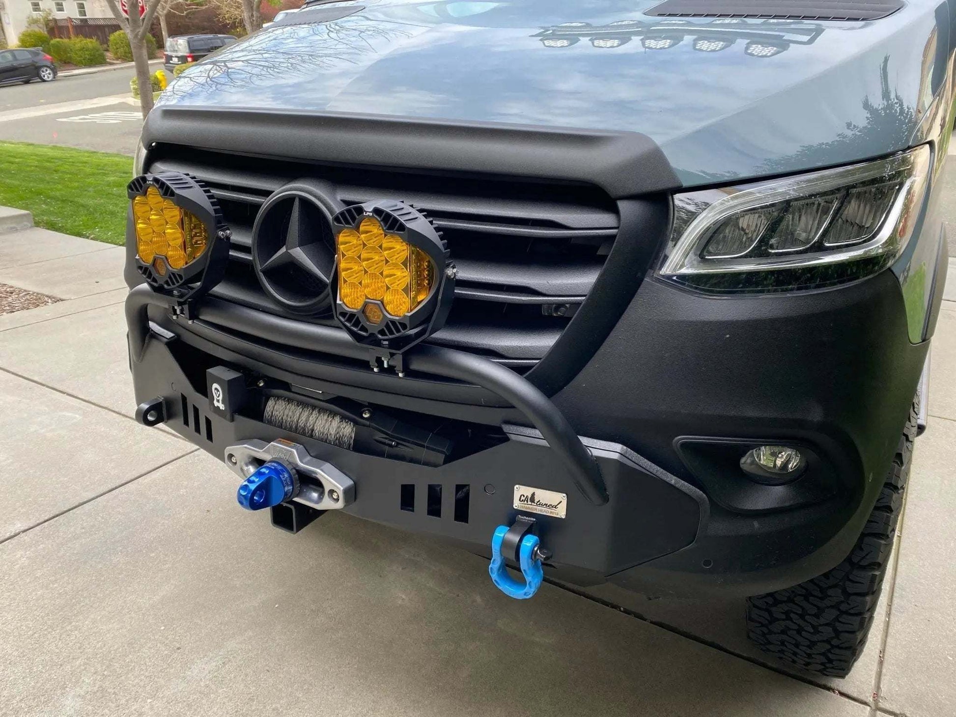 ProLink XXL Winch Shackle Mount attached to vehicle front end.