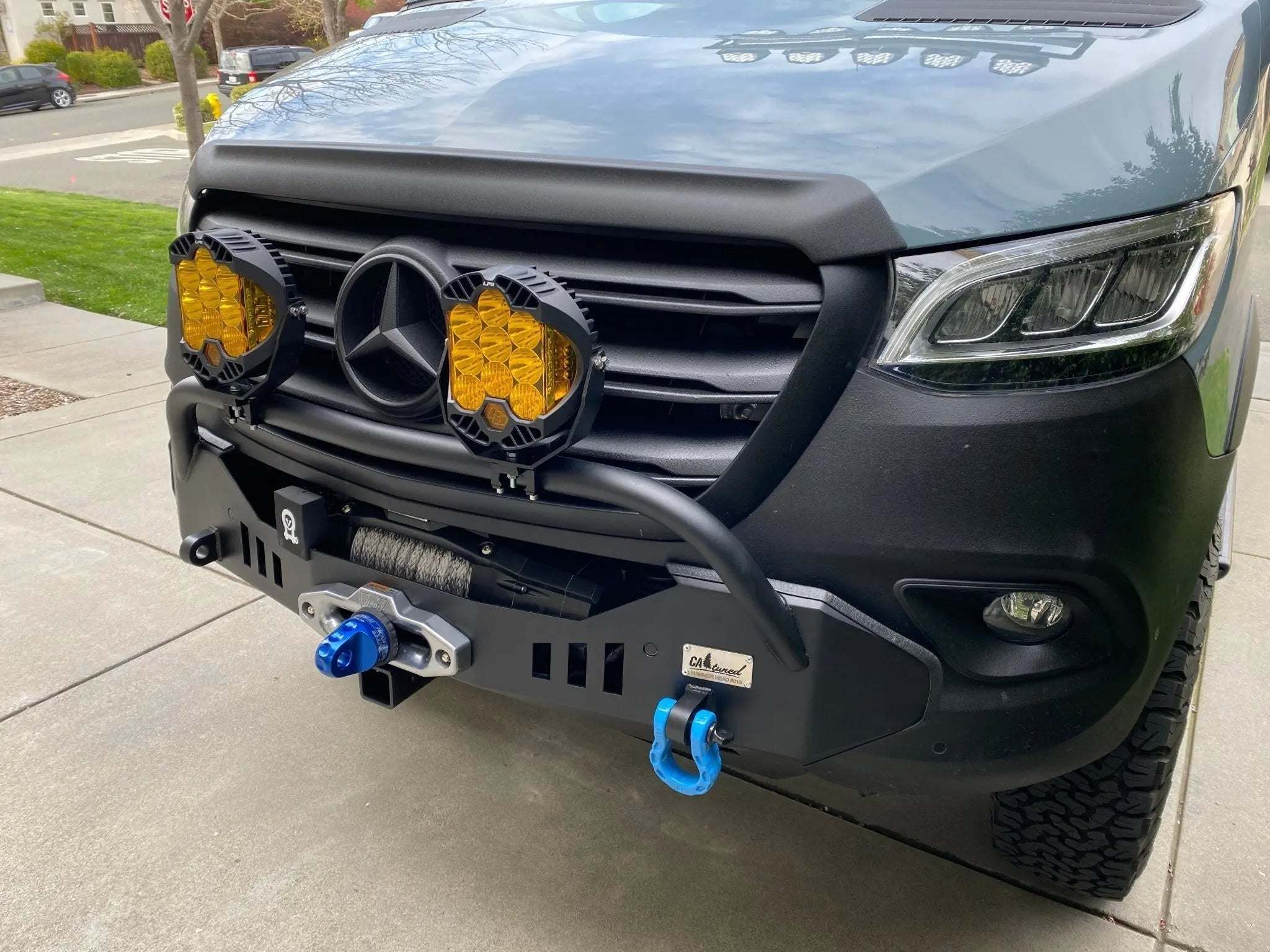 ProLink XXL Winch Shackle Mount attached to vehicle front end.