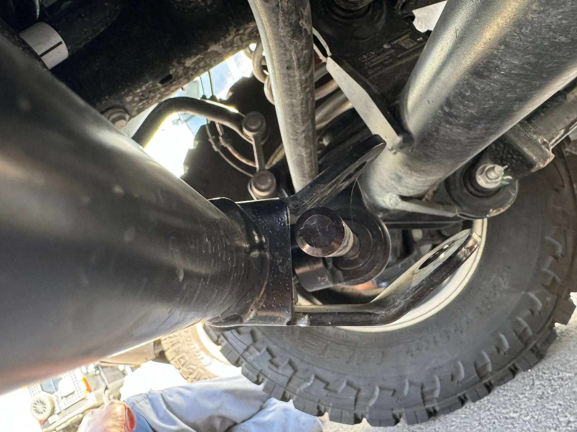 Race Series 2.0 ATS Grenadier Steering Stabilizer installed on INEOS Grenadier.