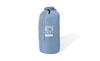 HEST down comforter in blue compression sack for durable outdoor adventure use