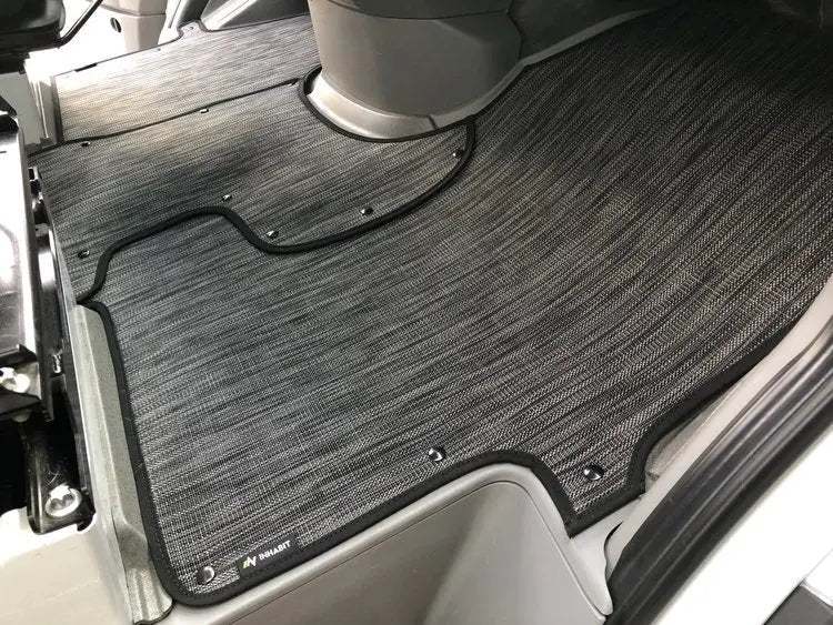 Floor Mats for 2017-2019 Revel offering comfort and protection, trapping dirt and debris.