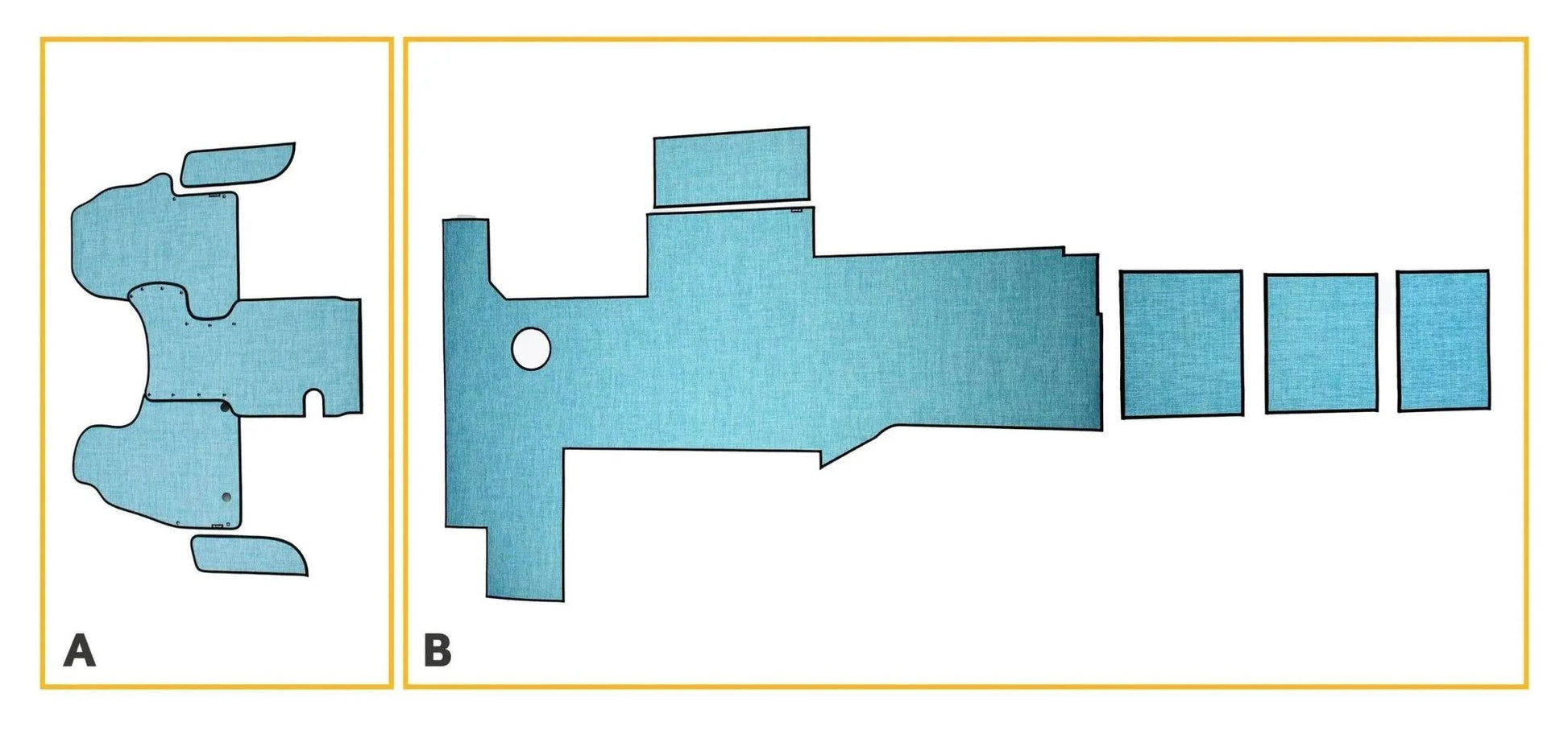 Inhabit Floor Mats for 2025 Sprinter Ekko - Owl Outdoors
