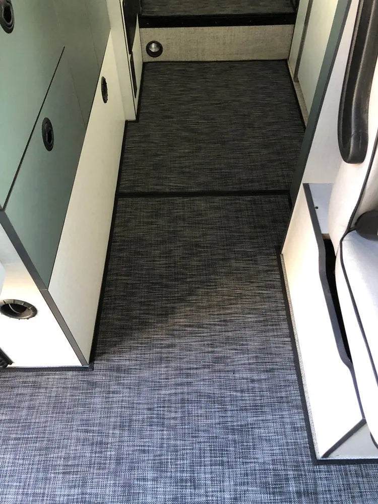 Floor mats for 2025 Transit Ekko enhancing interior protection and comfort.