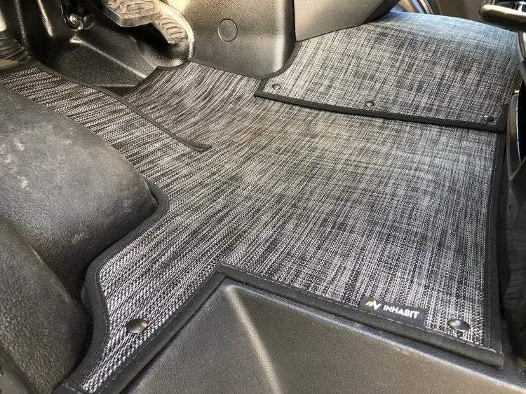 Floor Mats for 2025 Transit Ekko offering comfort and protection, tailored fit, trapping dirt and debris.