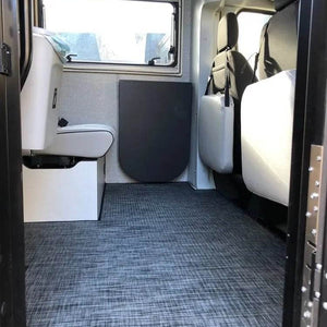 Floor mats for 2025 Transit Ekko van, offering protection and comfort.