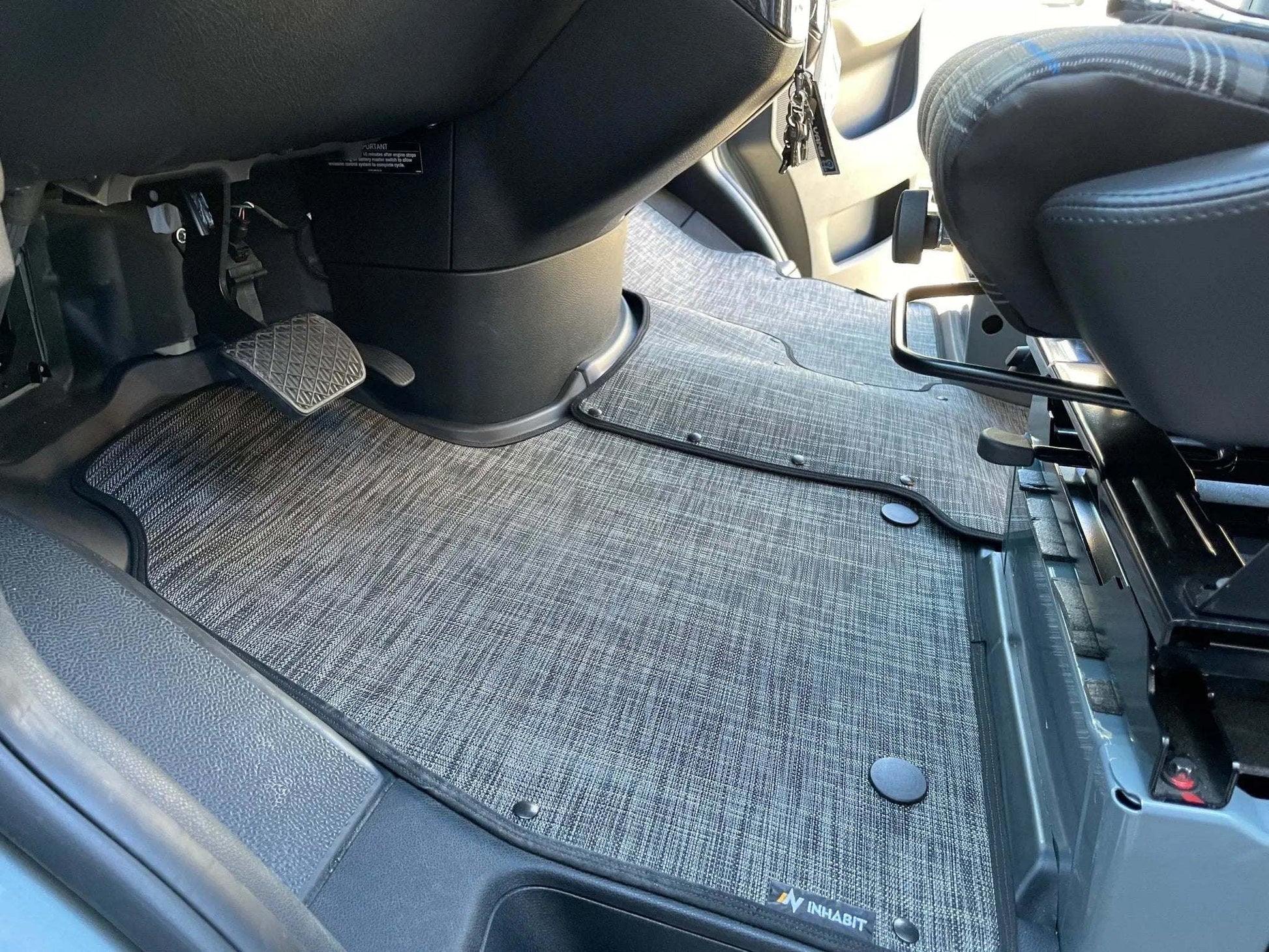 Sprinter Floor Mats : Front (2019+) by InHabit for Owl Outdoor