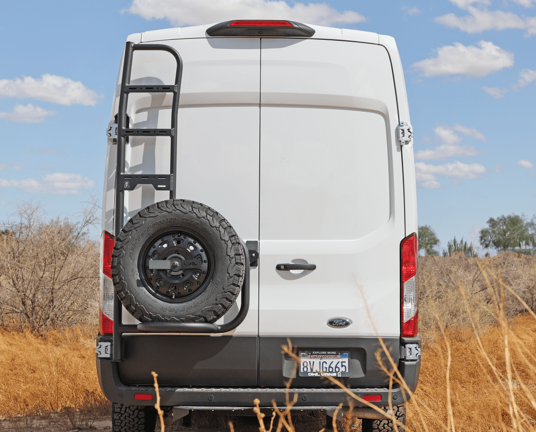Ladder + Tire Carrier (Transit) - Owl Vans