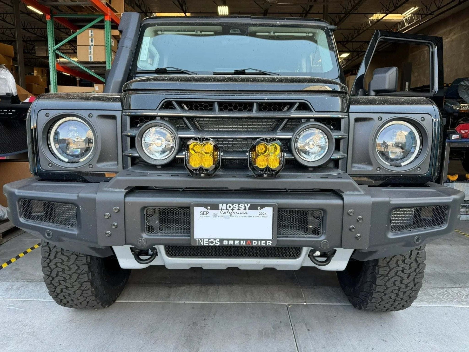 Front Bumper Light Bar for INEOS Grenadier, enhancing utility and durability with seamless integration.