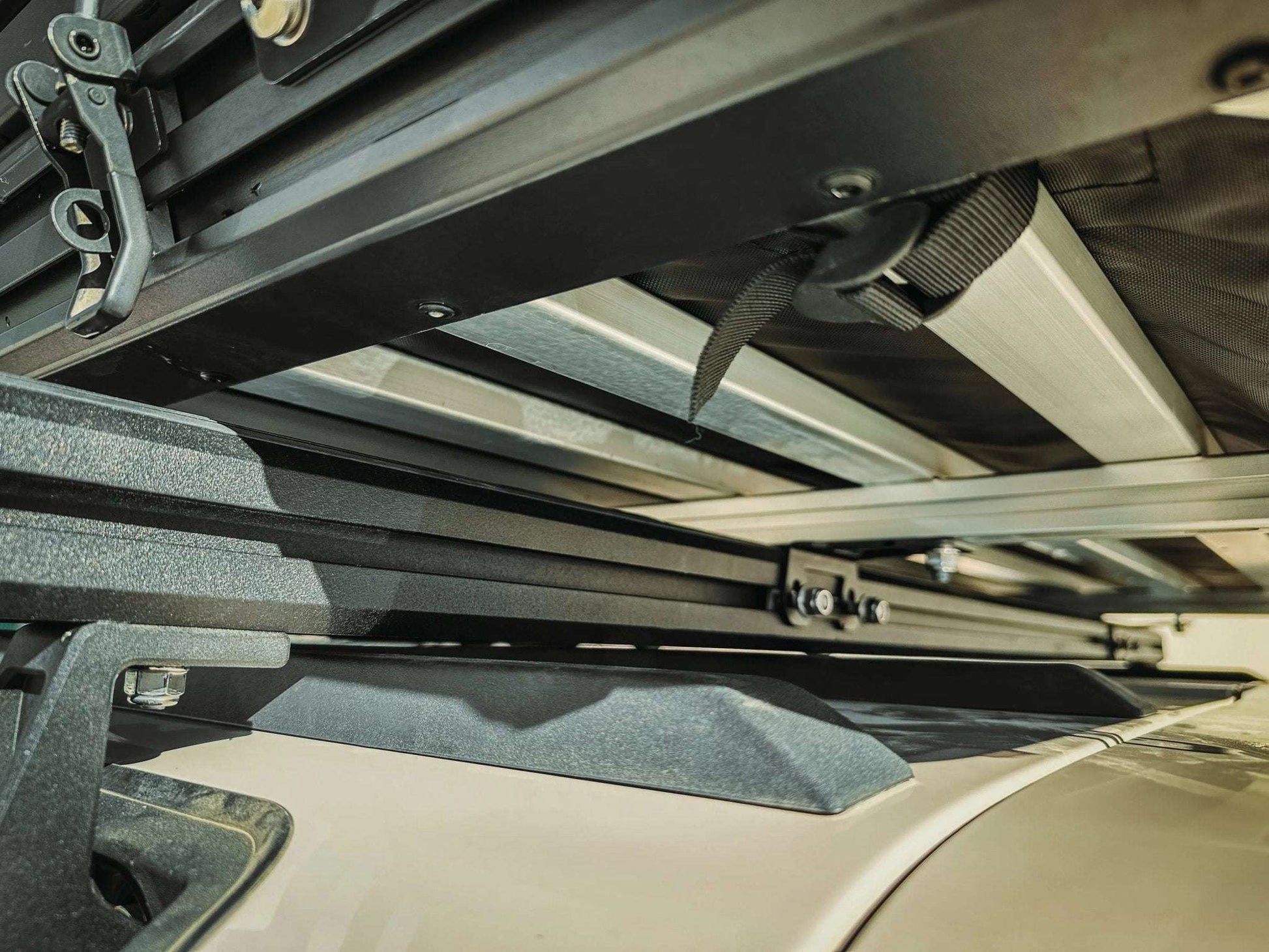 Roof Top Tent Brackets for INEOS Grenadier, engineered for durability and adventure.