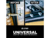 Roof Top Tent Brackets for INEOS Grenadier before and after installation.