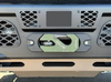 Mojab Indexing Fairlead and Hook mounted on vehicle bumper for off-road use