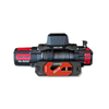 Mojab 13500lb Winch with durable cable and red-black design for off-road and overland use