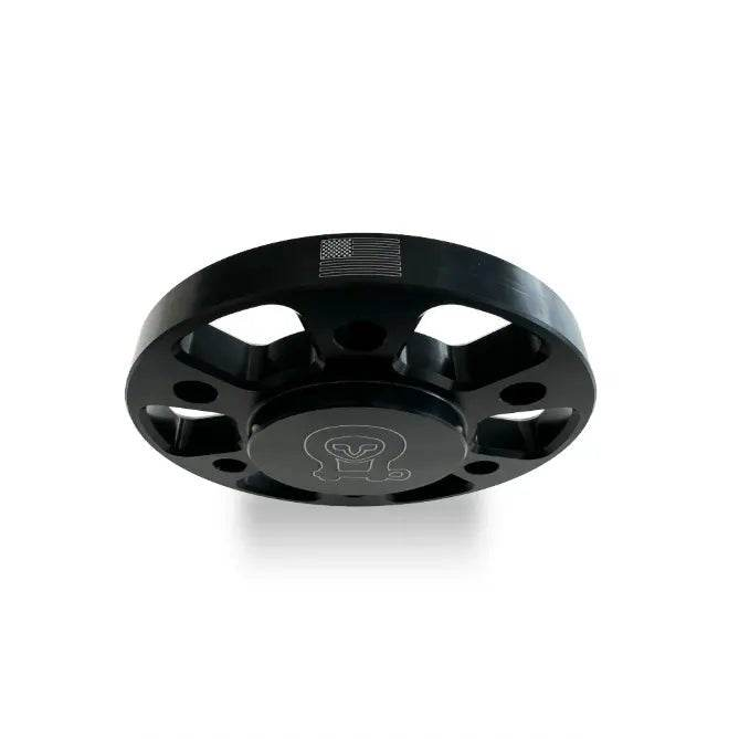 20mm hub-centric wheel spacer made from high-strength aluminum.