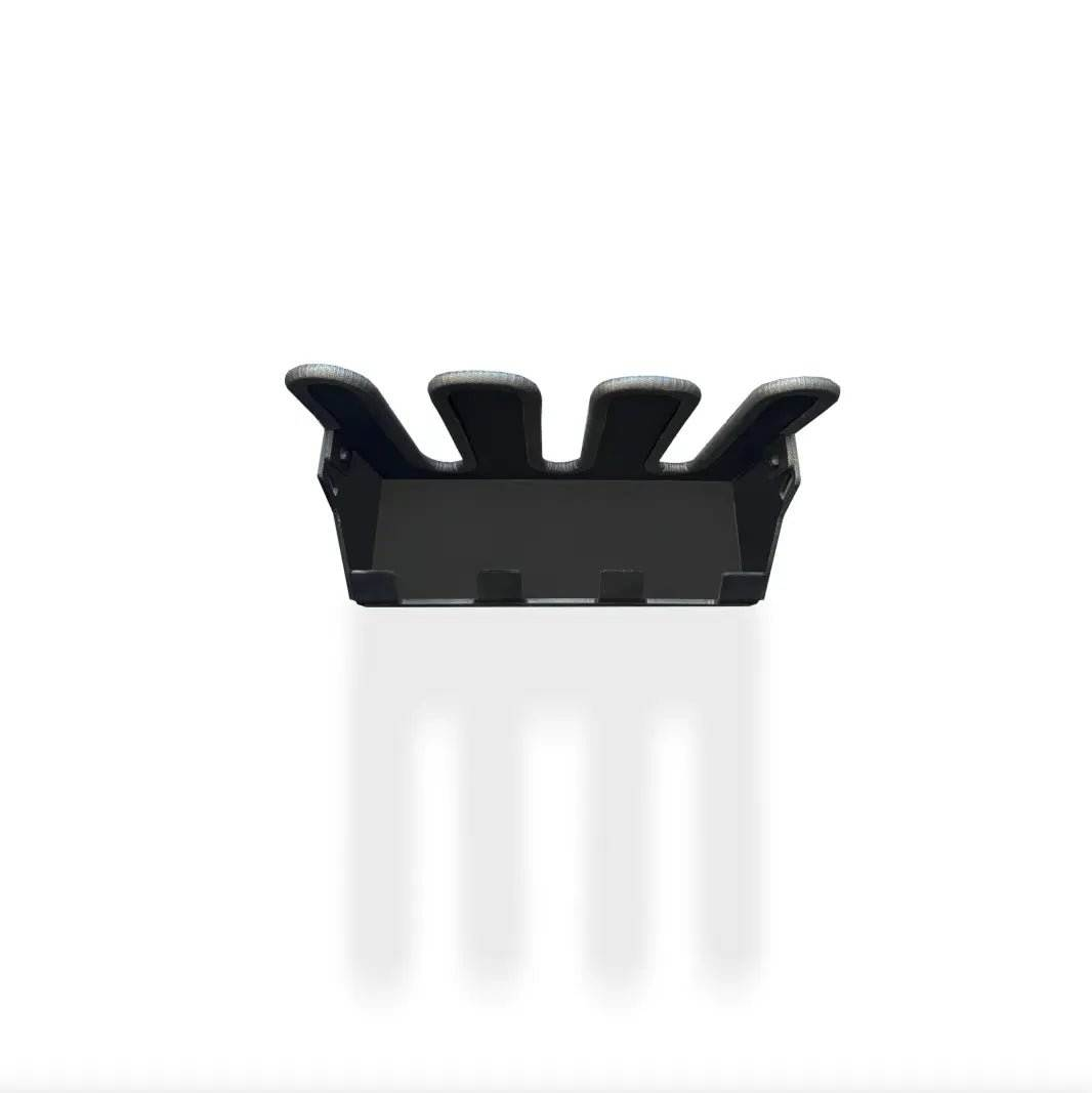 Alpine Snow Shelf modular powder-coated aluminum shelf for Owl Expedition Boxes storage organization