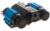 On-board twin 12 volt air compressor for off-road vehicles.