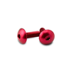Aluminum Bolts Upgrade Kit for INEOS Grenadier in red finish.