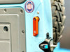 Aluminum Bolts Upgrade Kit installed on INEOS Grenadier rear door for enhanced durability and performance.