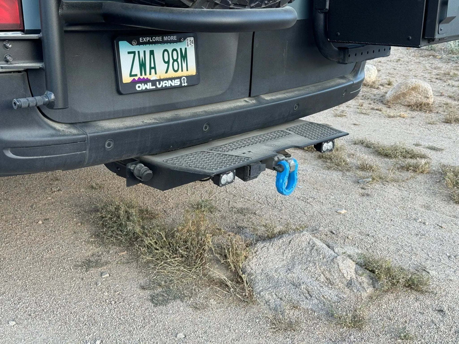 Sprinter Hitch Step : Aluminum - Easy access for adventure vans by Owl