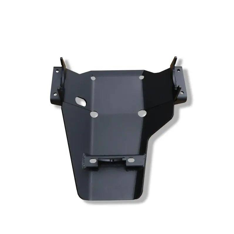 Differential skid plate for 2015+ Sprinter, black powder-coated steel.