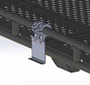Fiamma roof rack 1.5 inch round bar mount bracket for Sprinter awning installation