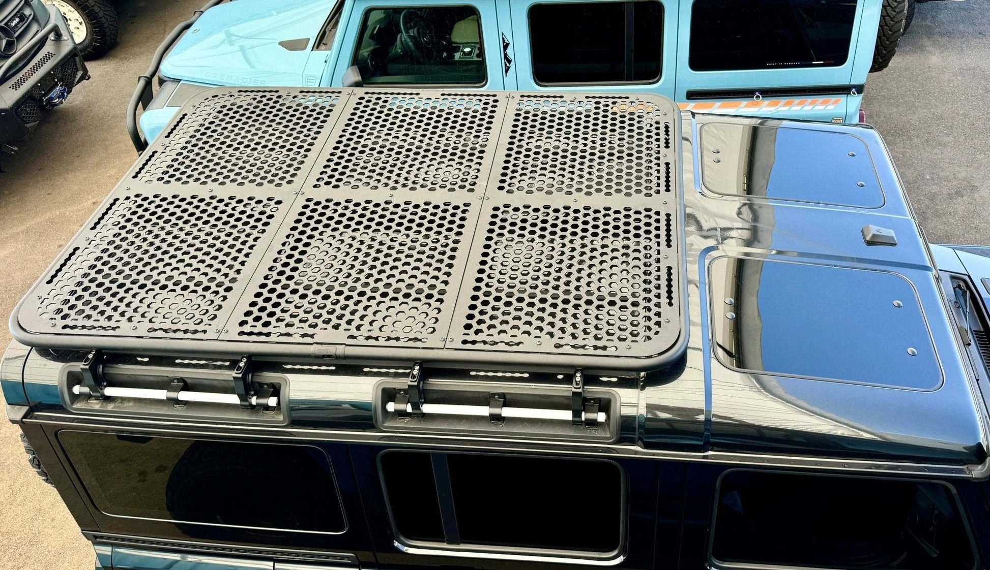 Grenadier Roof Rack : Flat Earth TIG welded aluminum - Owl Outdoor