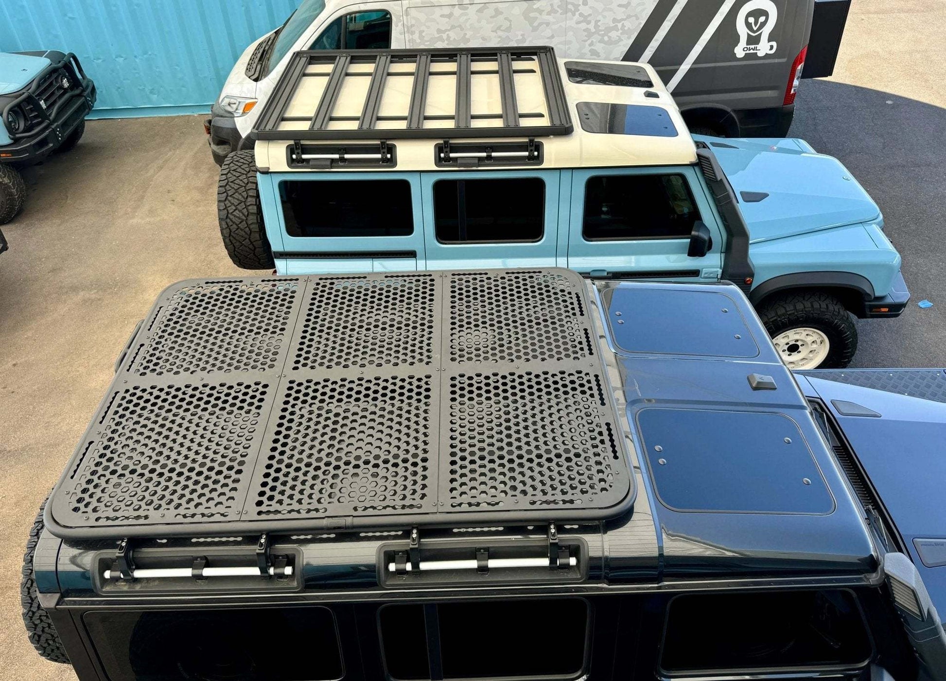 Grenadier Roof Rack : Flat Earth TIG welded aluminum - Owl Outdoor