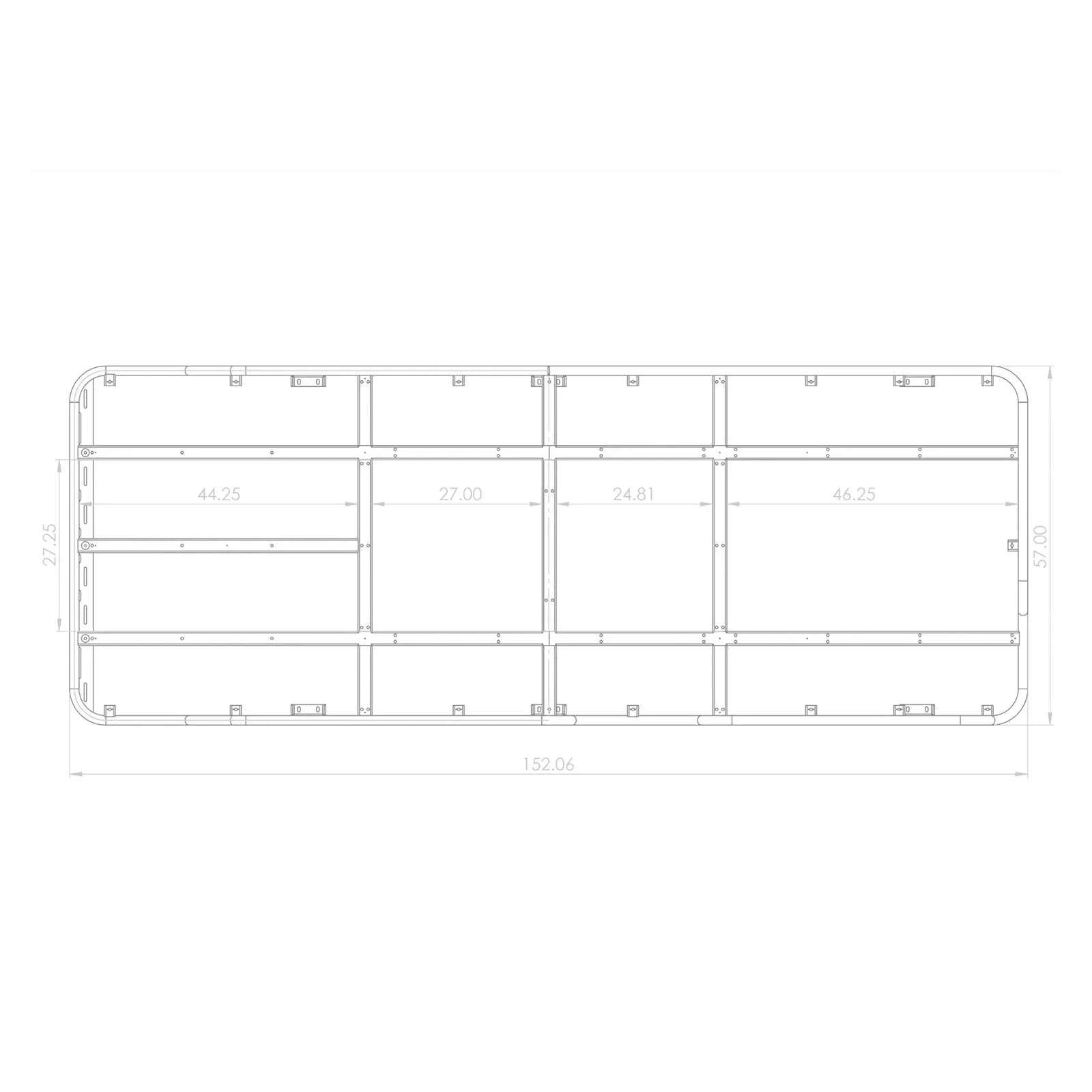 Sprinter Roof Rack : Flat Earth high-strength platform rack by Owl