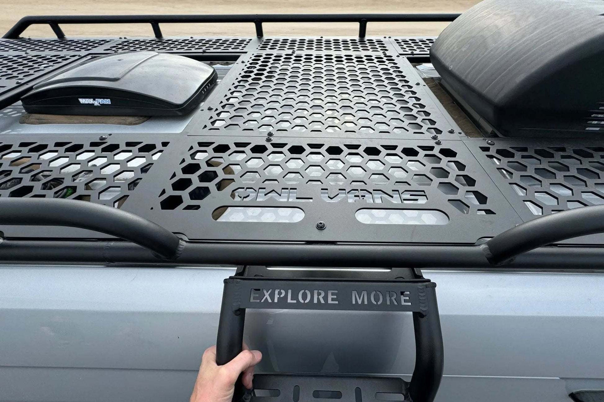 Sprinter Roof Rack : Flat Earth high-strength platform rack by Owl