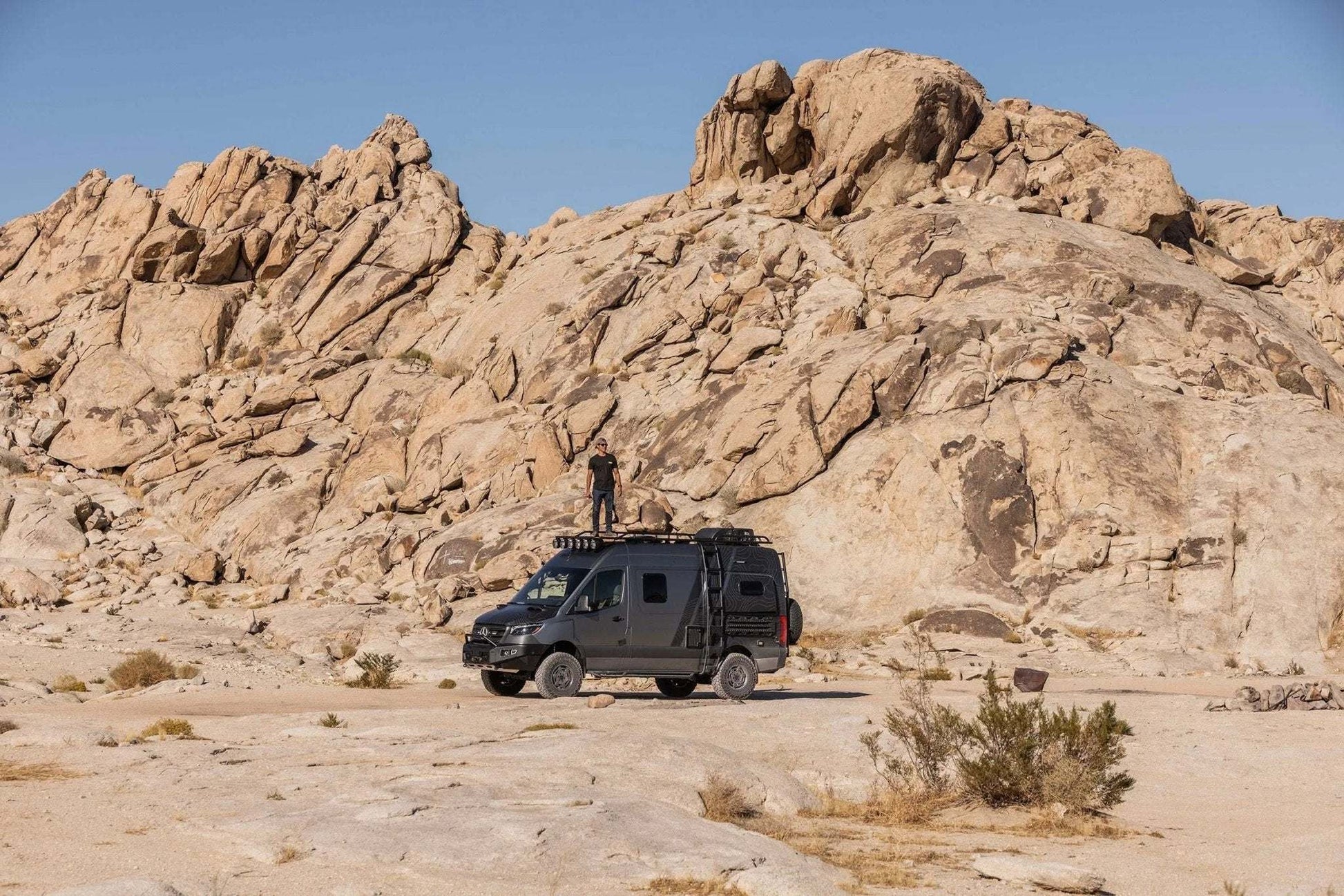Sprinter Roof Rack : Flat Earth high-strength platform rack by Owl