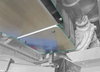 Fuel tank Sprinter skid plate installed on 2019+ Sprinter underside.