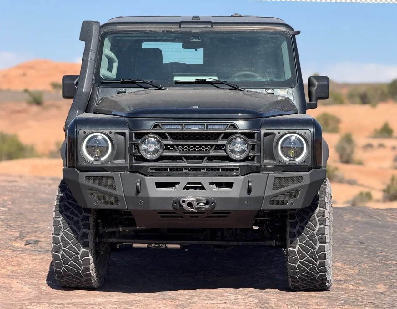 Grenadier Bumper: Highline Winch for INEOS - Durable & Strong - Owl