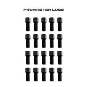 Lug Bolts Set of 20 for Promaster, durable and aesthetic upgrade for rigs.